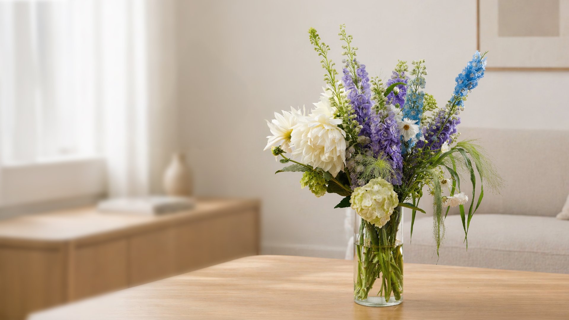 玄關｜歐式大盆花